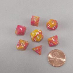 Dice Gemini Mini Sunglow Polyhedral Dice Set